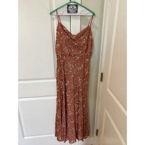 Jenny Yoo Dahlia Dress - "English Rose" (Orange/Terracotta) - Hemmed